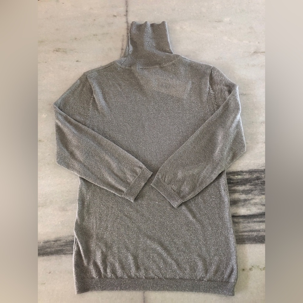 Elegant Silk Blend | Platinum Turtle Neck from the “Soleil” series